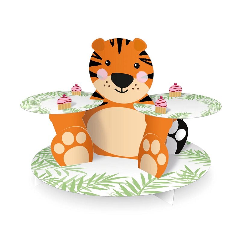 Safari Dieren Cupcakestandaard