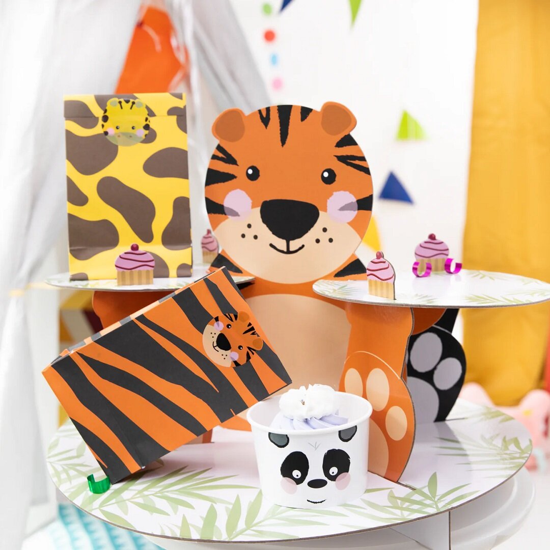 Safari Dieren Cupcakestandaard