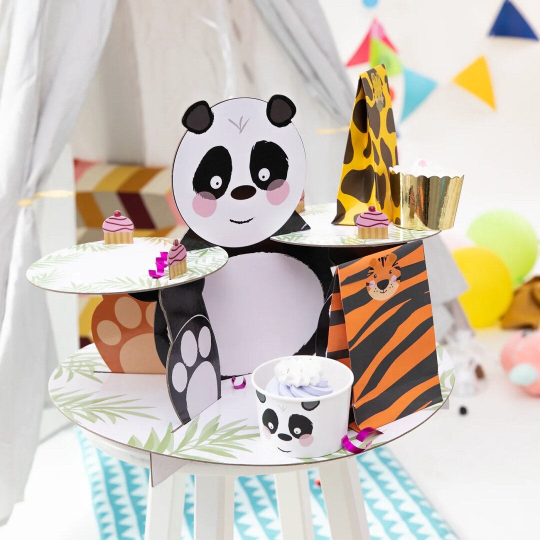 Safari Dieren Cupcakestandaard