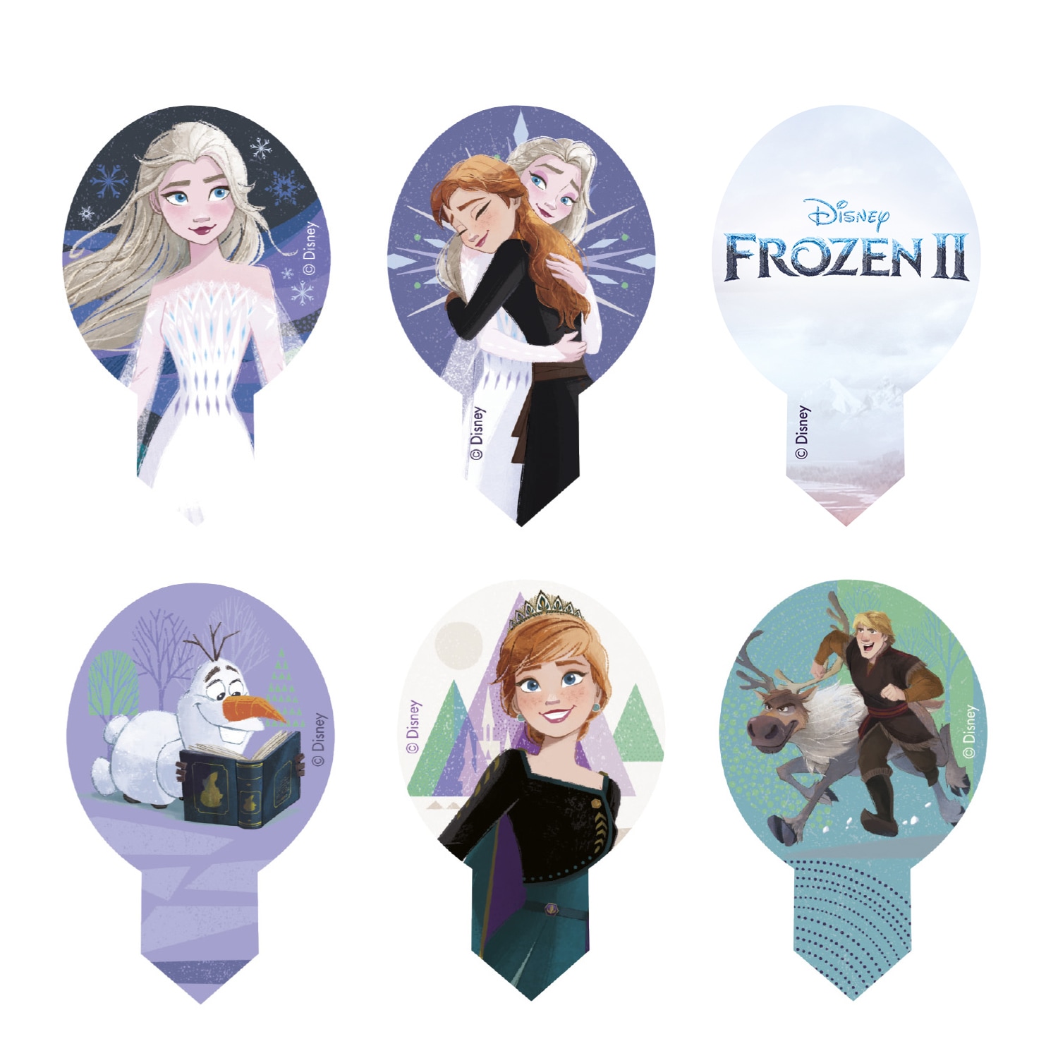 Frozen 2 - Ouwel Muffindecoraties 20 stuks