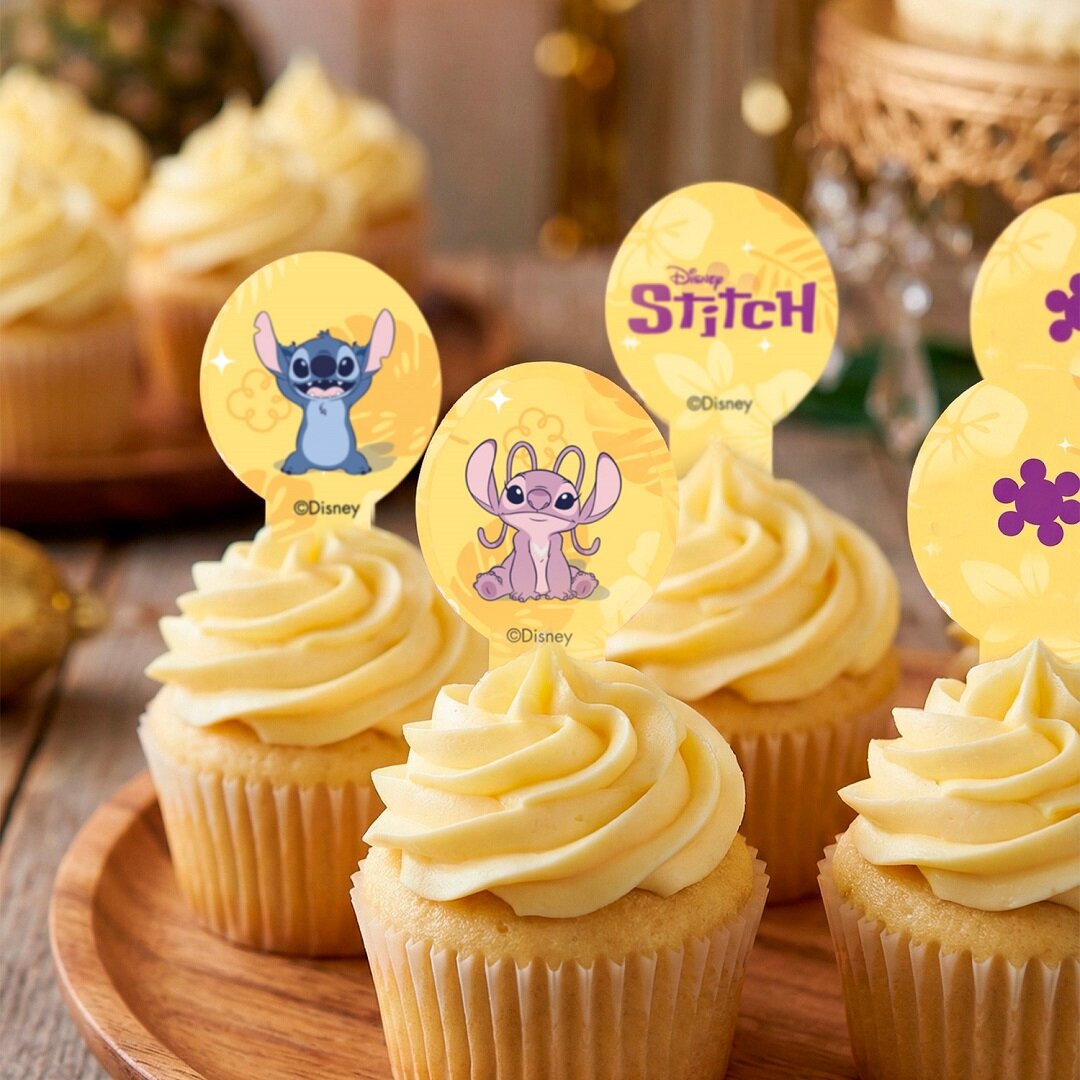 Lilo & Stitch Muffinsdecoraties Ouwel 20 stuks