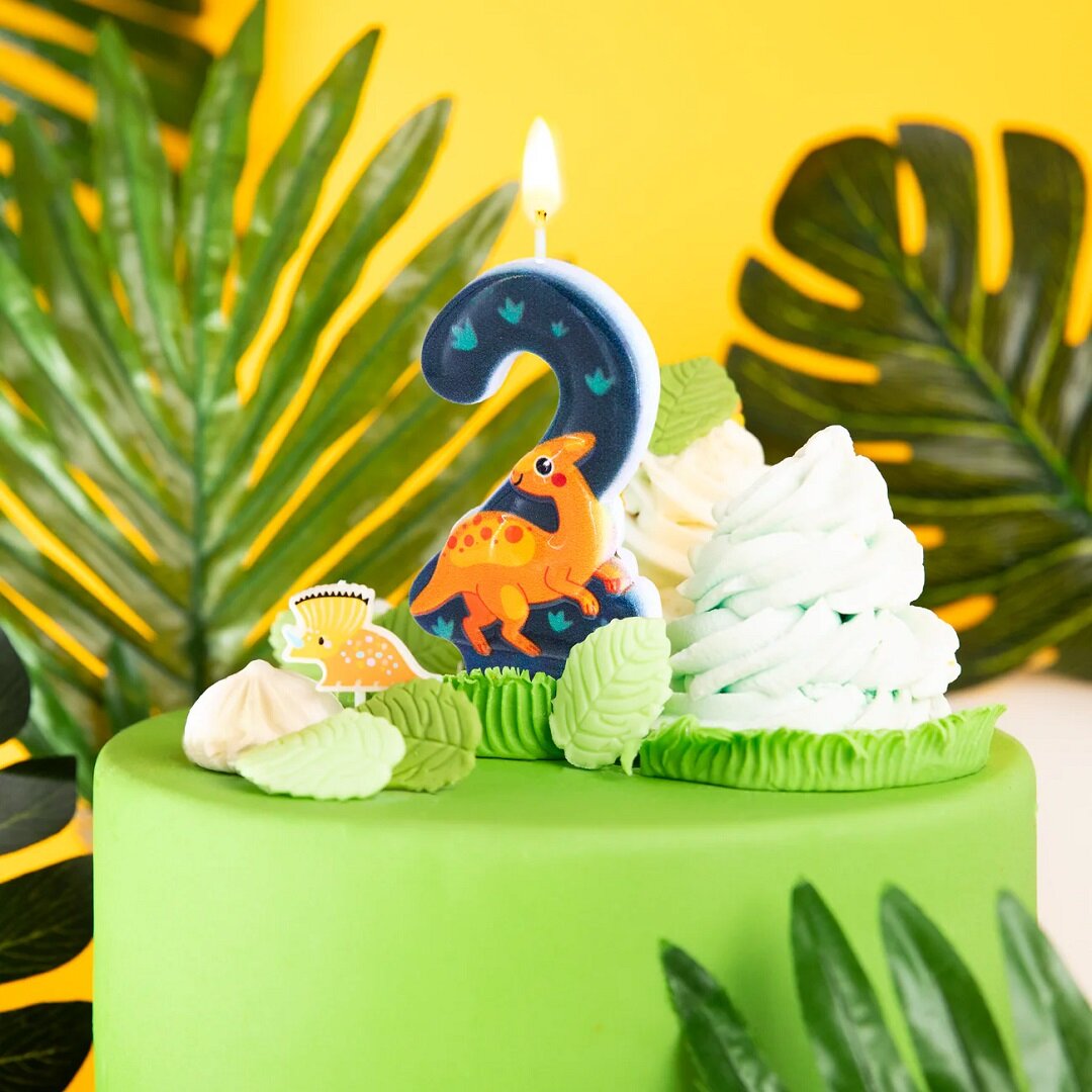 Taartkaars Dinosaurus 1-6 jaar