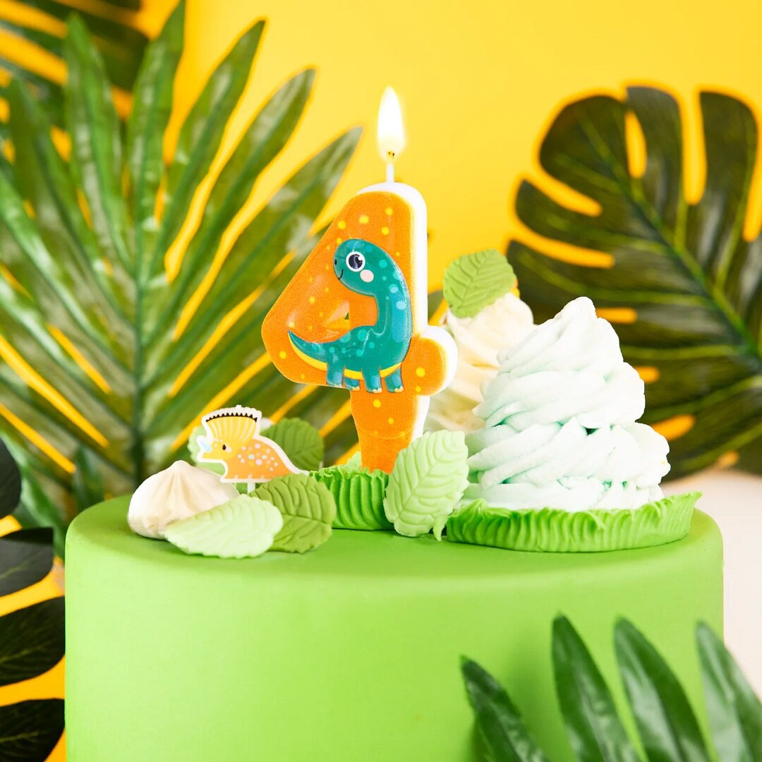 Taartkaars Dinosaurus 1-6 jaar