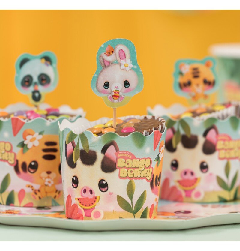 Bangoberry - Cake toppers 8 stuks