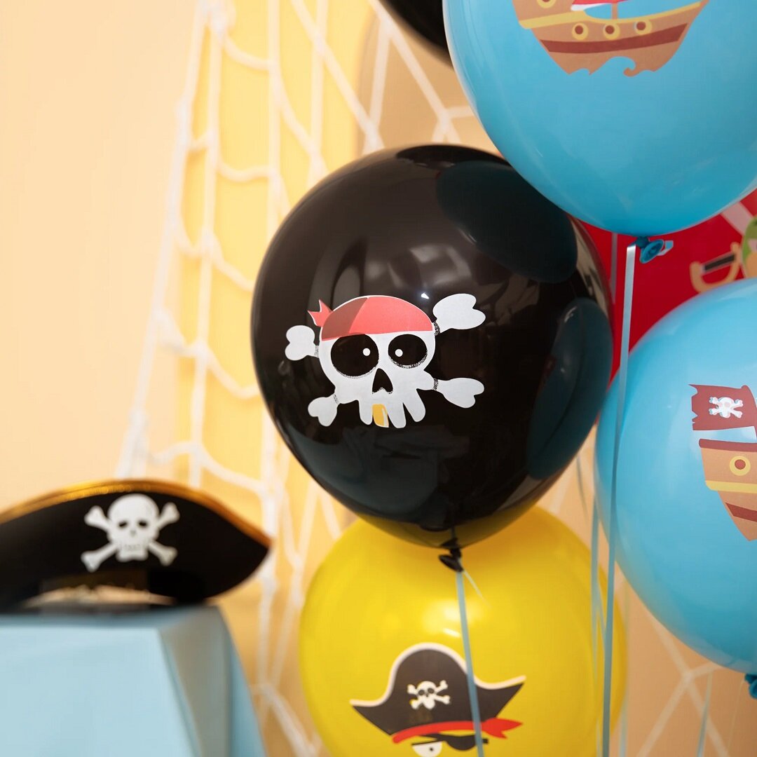 Ballonnen Piraten 8 stuks