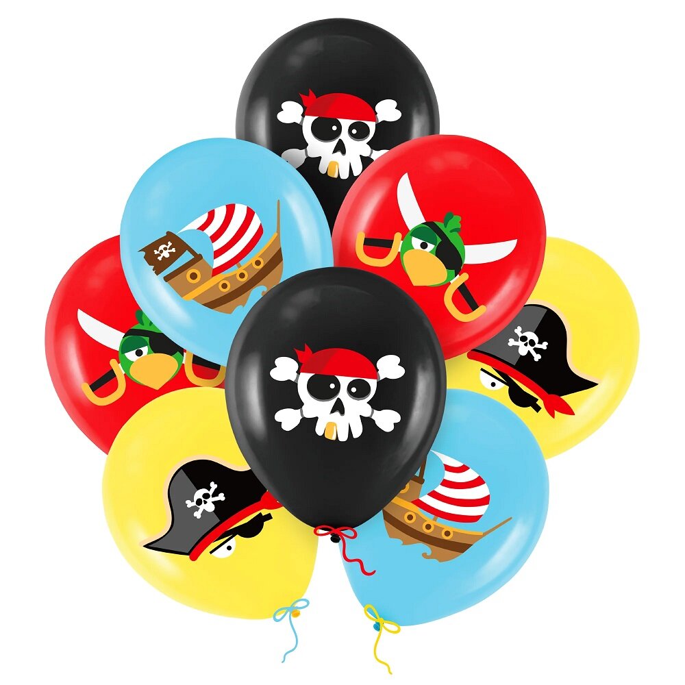 Ballonnen Piraten 8 stuks
