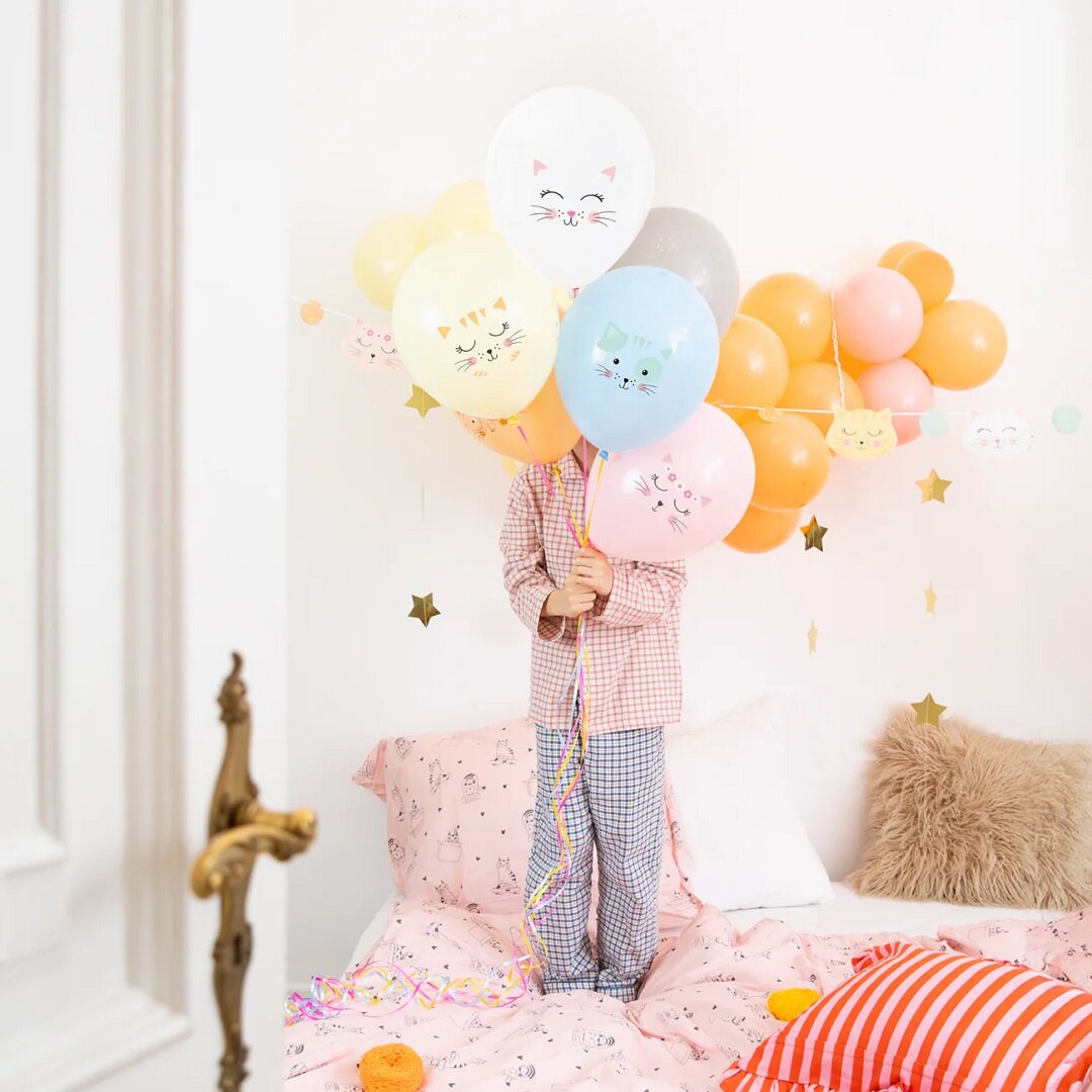 Ballonnen met Katten 6-pack