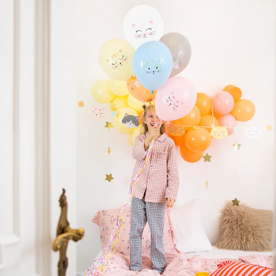 Ballonnen met Katten 6-pack