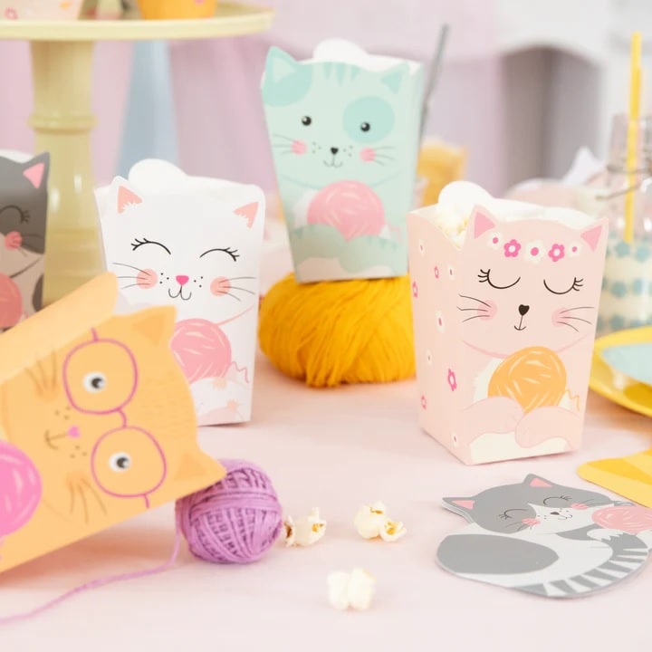 Katten Popcornbakjes 6-pack