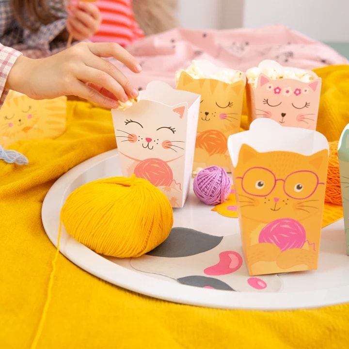 Katten Popcornbakjes 6-pack