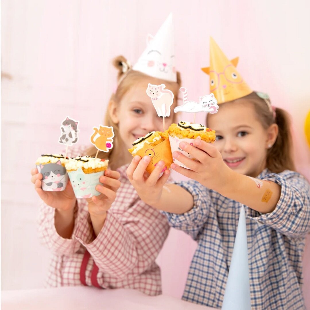 Katten Cake Toppers 6-pack