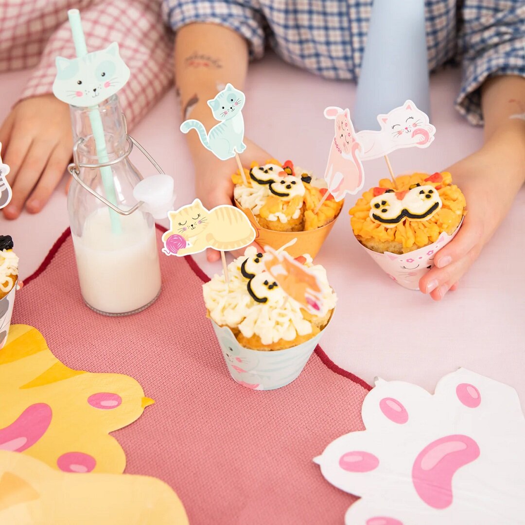 Katten Cake Toppers 6-pack