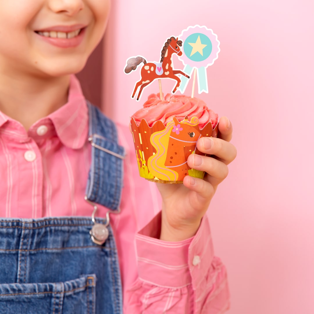 Paarden - Cake toppers 9 stuks
