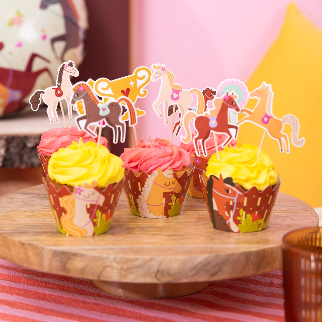 Paarden - Cake toppers 9 stuks