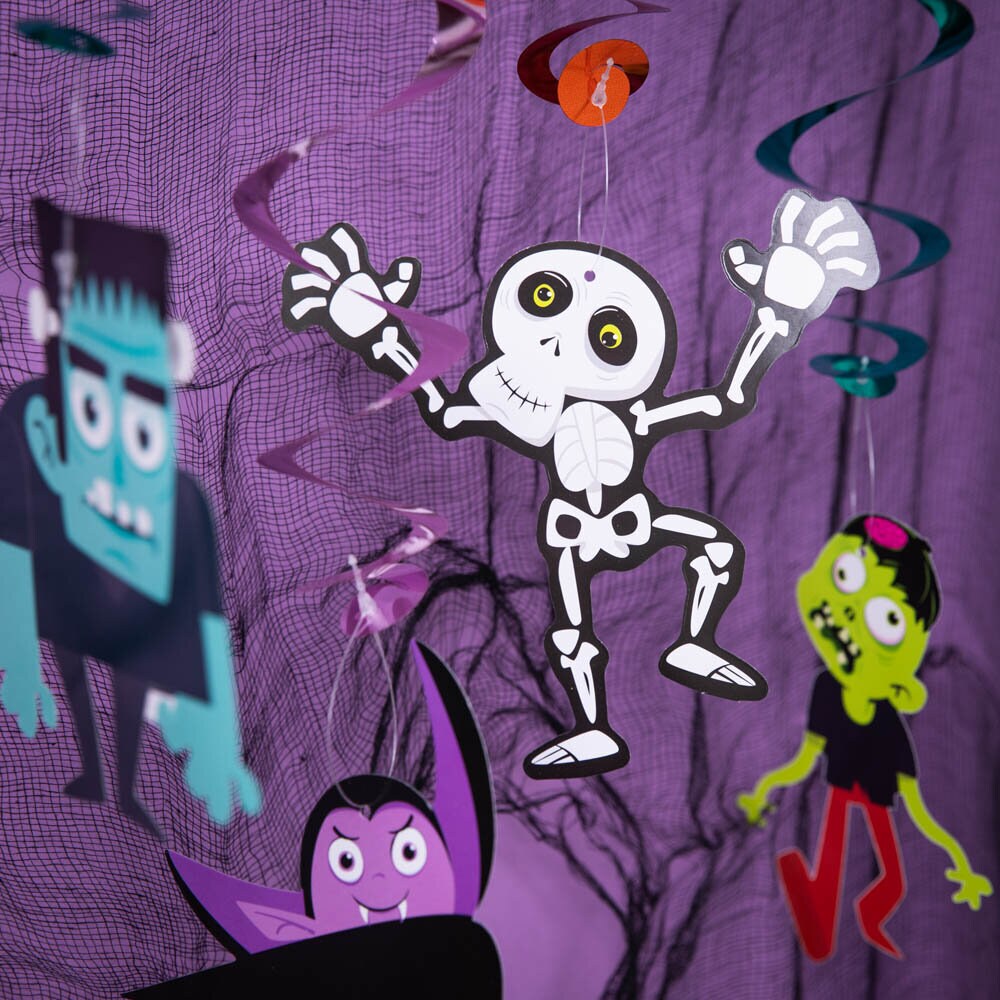 Halloween Monsters Swirls 6 stuks