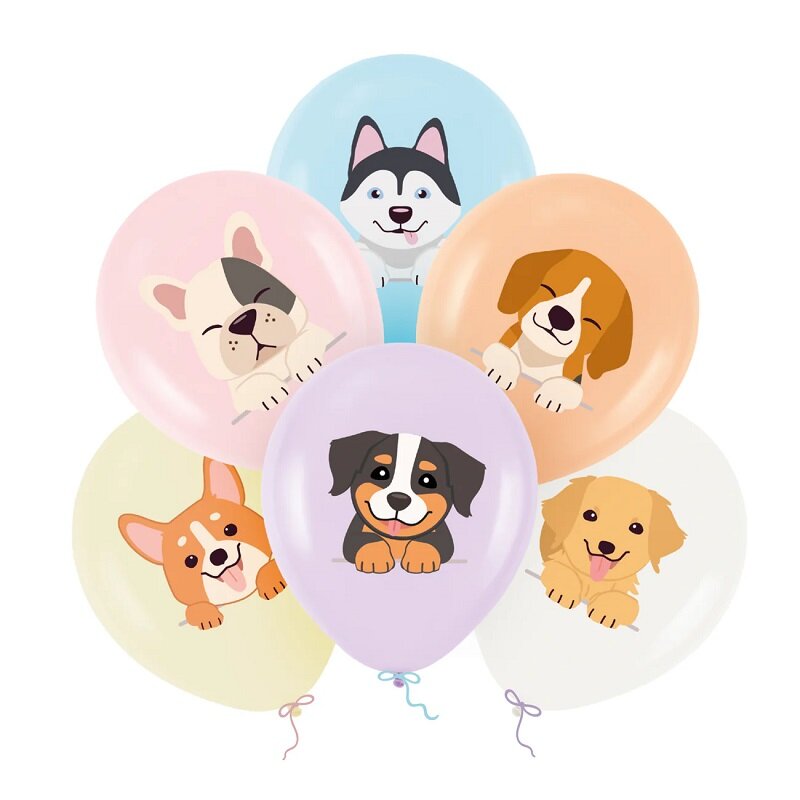 Ballonnen met Honden 6-pack