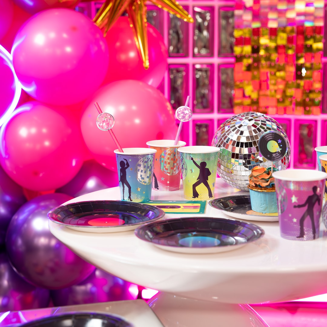 Disco - Papieren rietjes 6 stuks