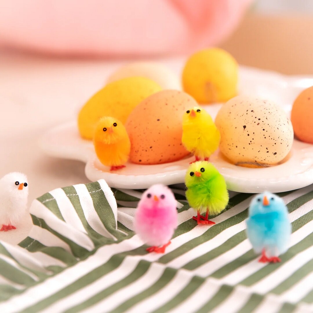 Paaskuikens 3,5 cm, 6-pack