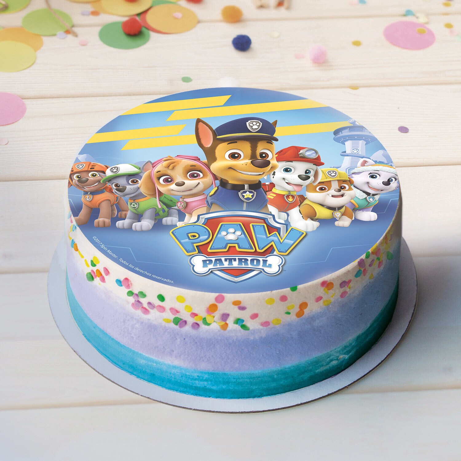 Taartprint Paw Patrol - Ouwel 20 cm (B)