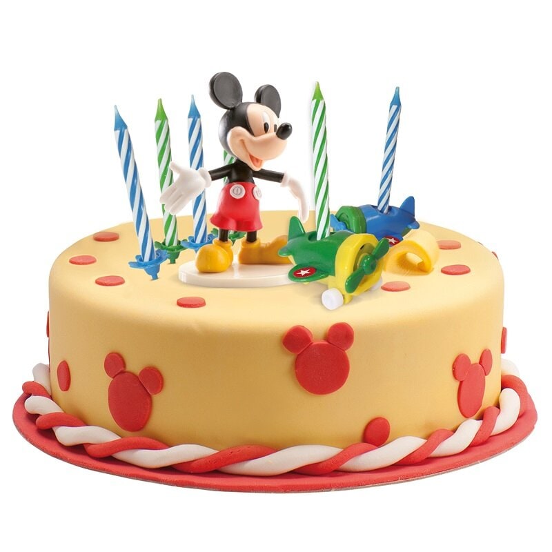 Mickey Mouse - Taartdecoratie set