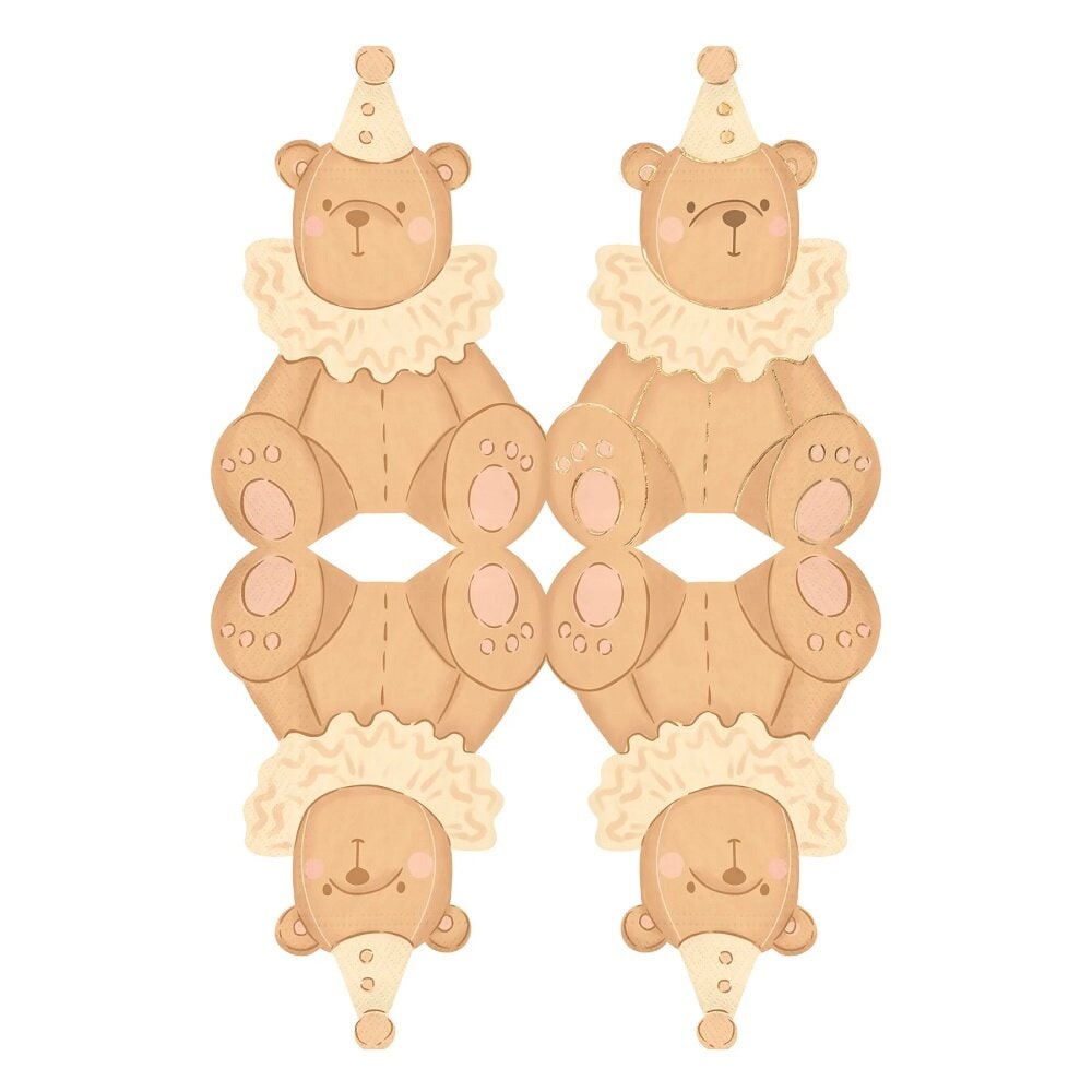 Teddybeer Servetten 10 stuks