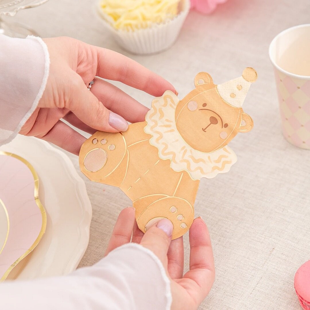 Teddybeer Servetten 10 stuks