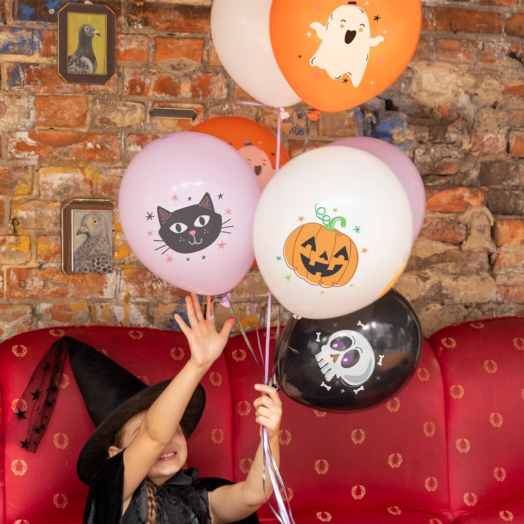 Halloweenballonnen 8 stuks