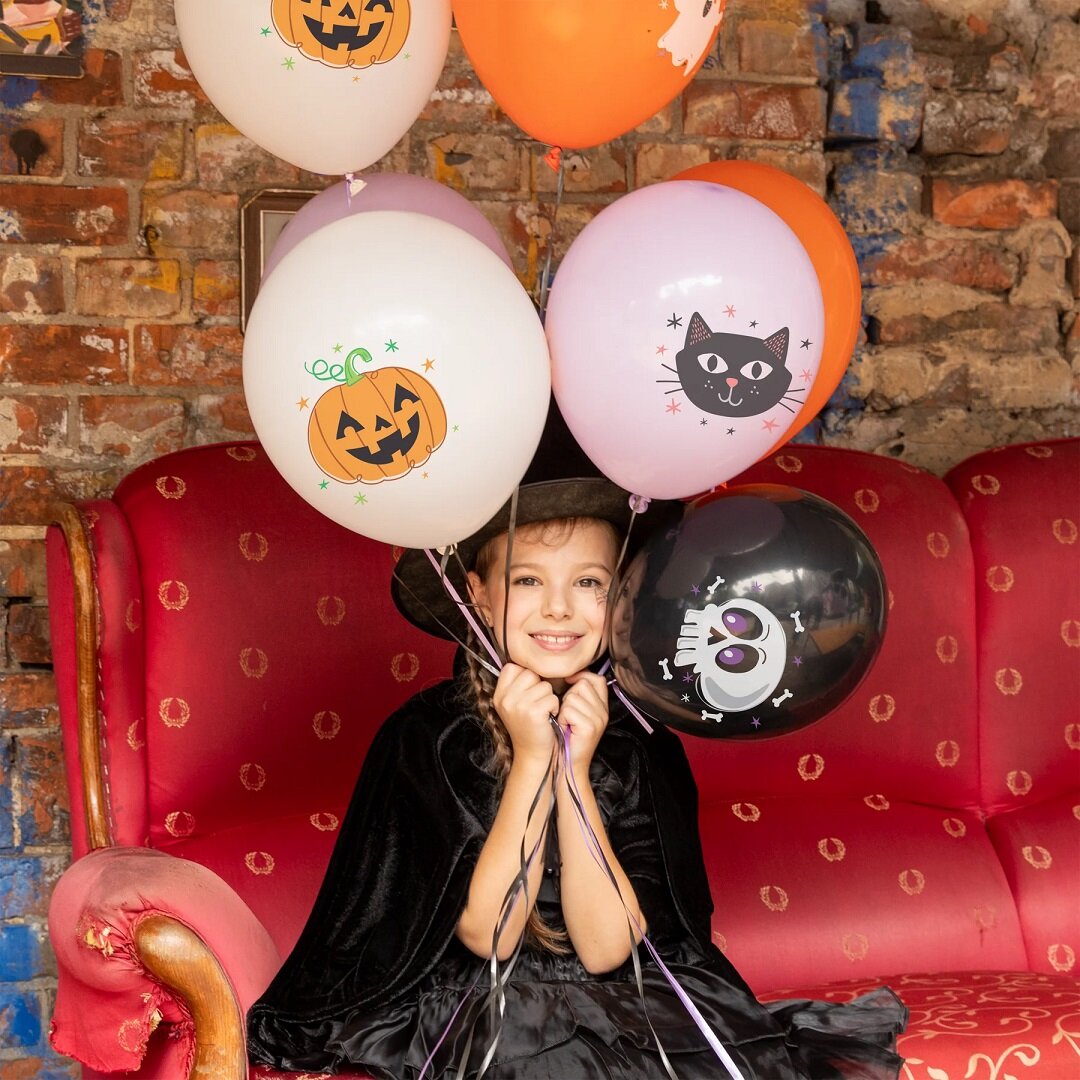 Halloweenballonnen 8 stuks