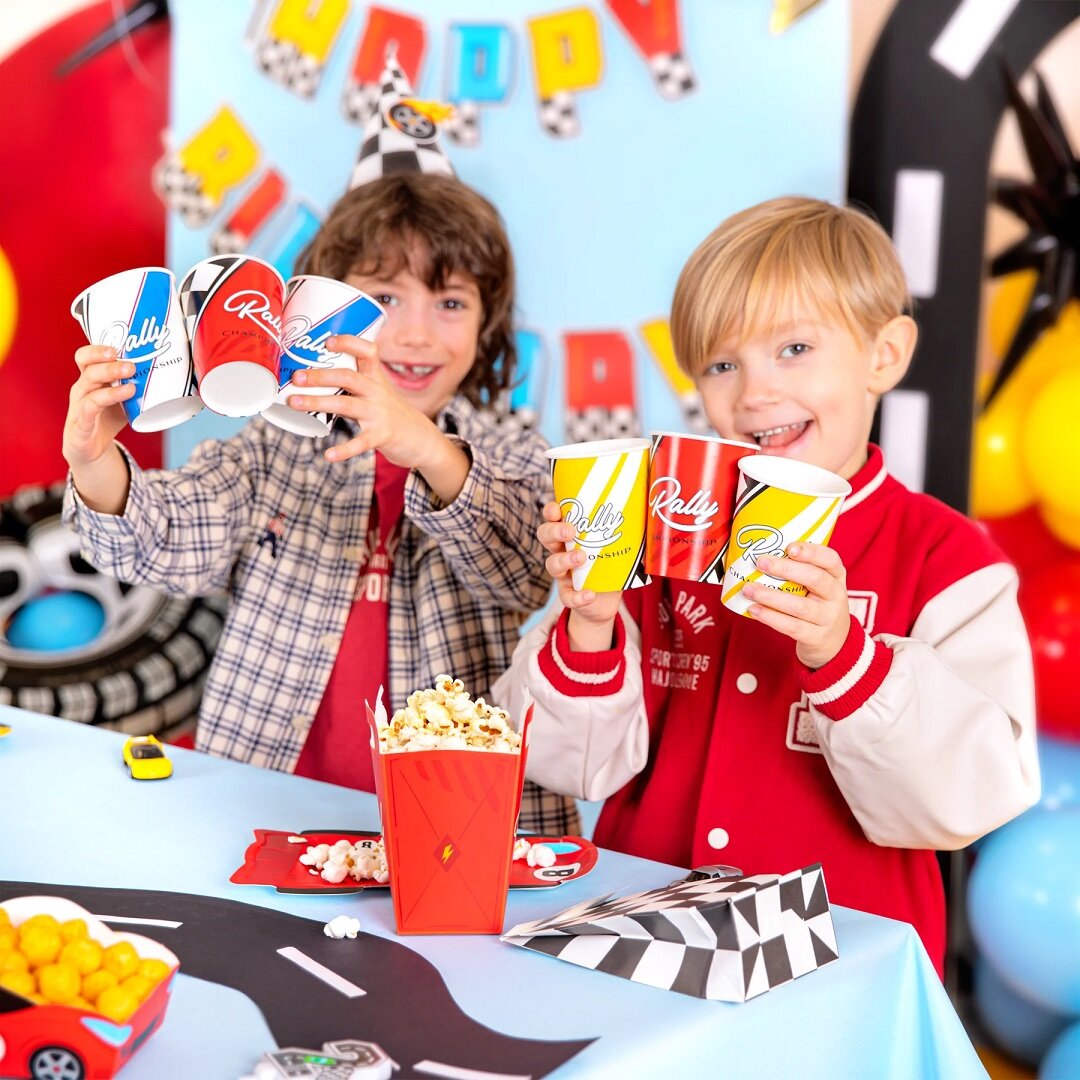 Racing Car Bekers 6 stuks