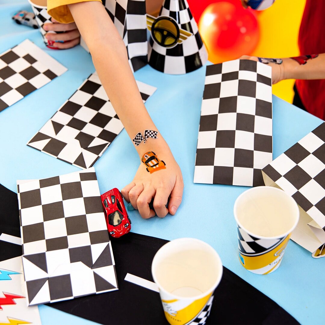 Racing Car Snoepzakjes 6 stuks