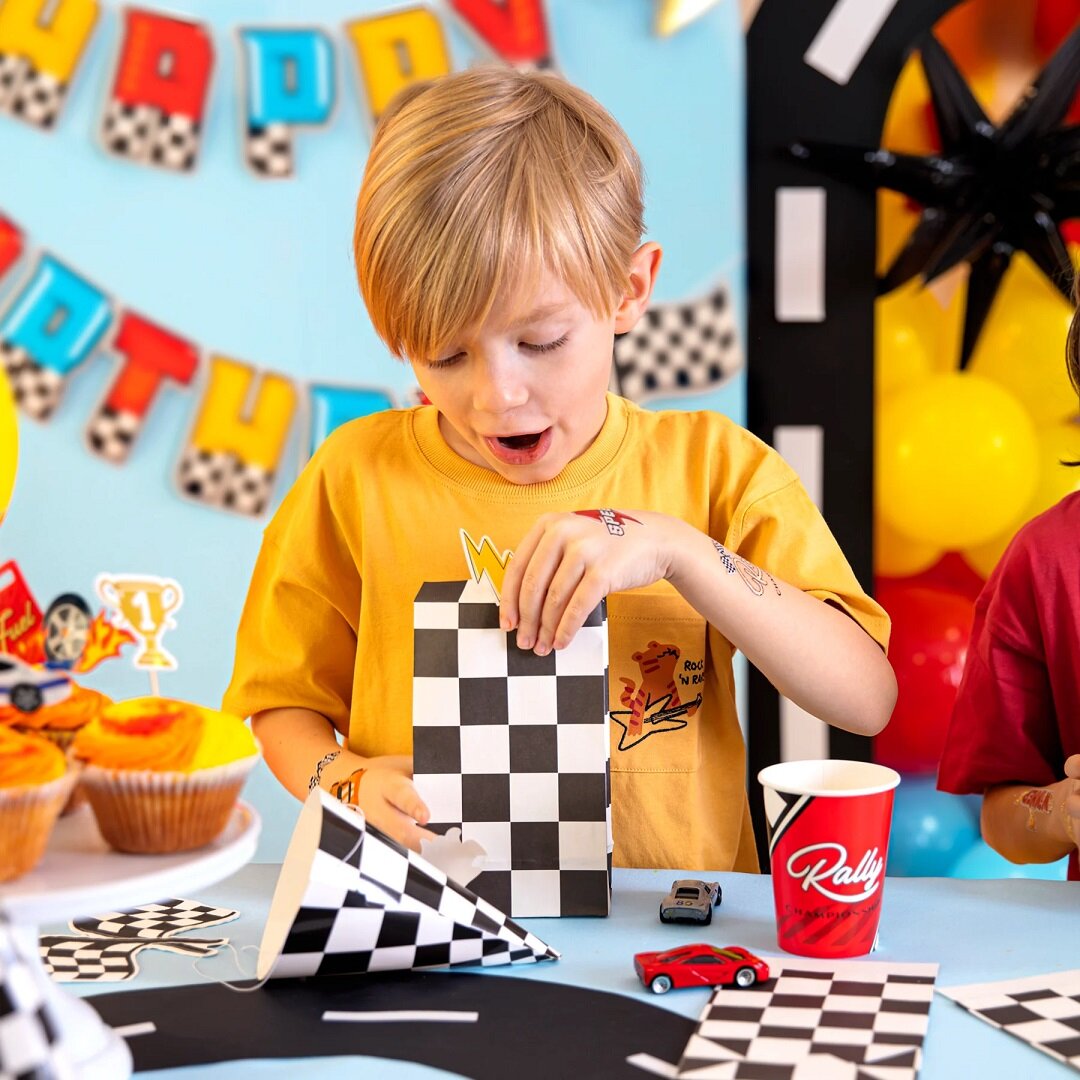 Racing Car Snoepzakjes 6 stuks