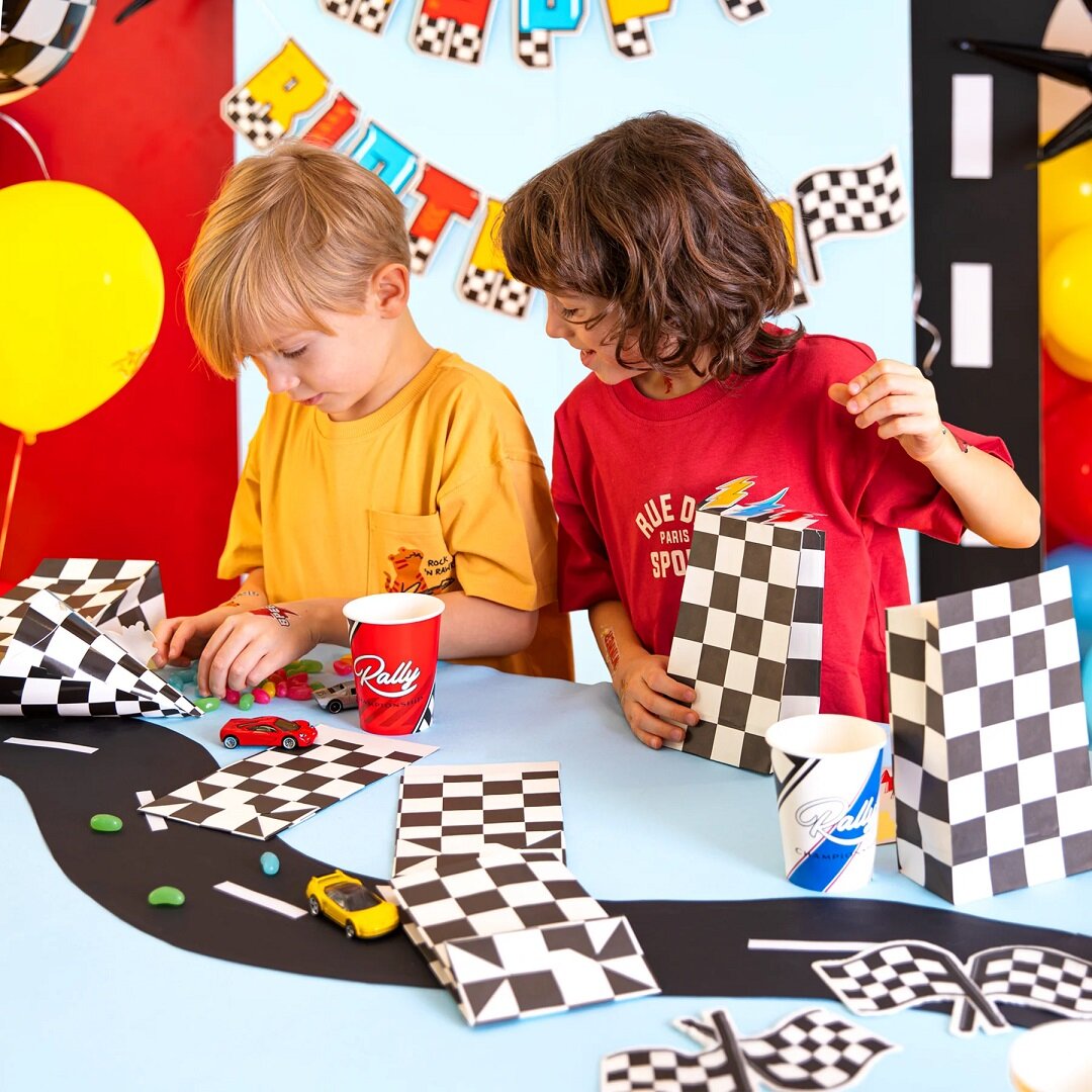 Racing Car Snoepzakjes 6 stuks