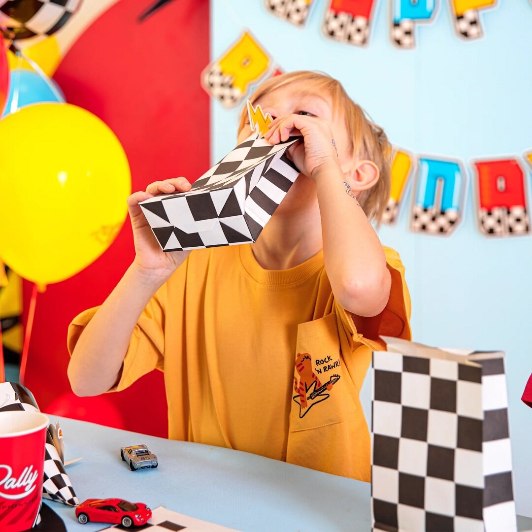 Racing Car Snoepzakjes 6 stuks