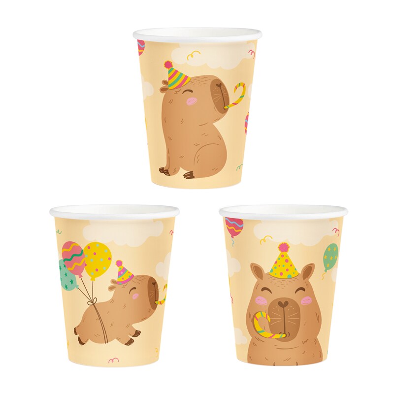 Capybara Bekers 6 stuks