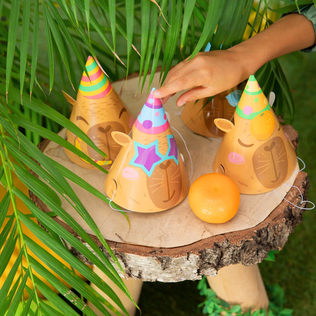 Capybara Feesthoedjes 6 stuks