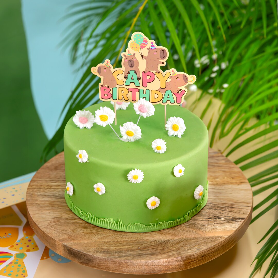 Capybara Taartdecoratie