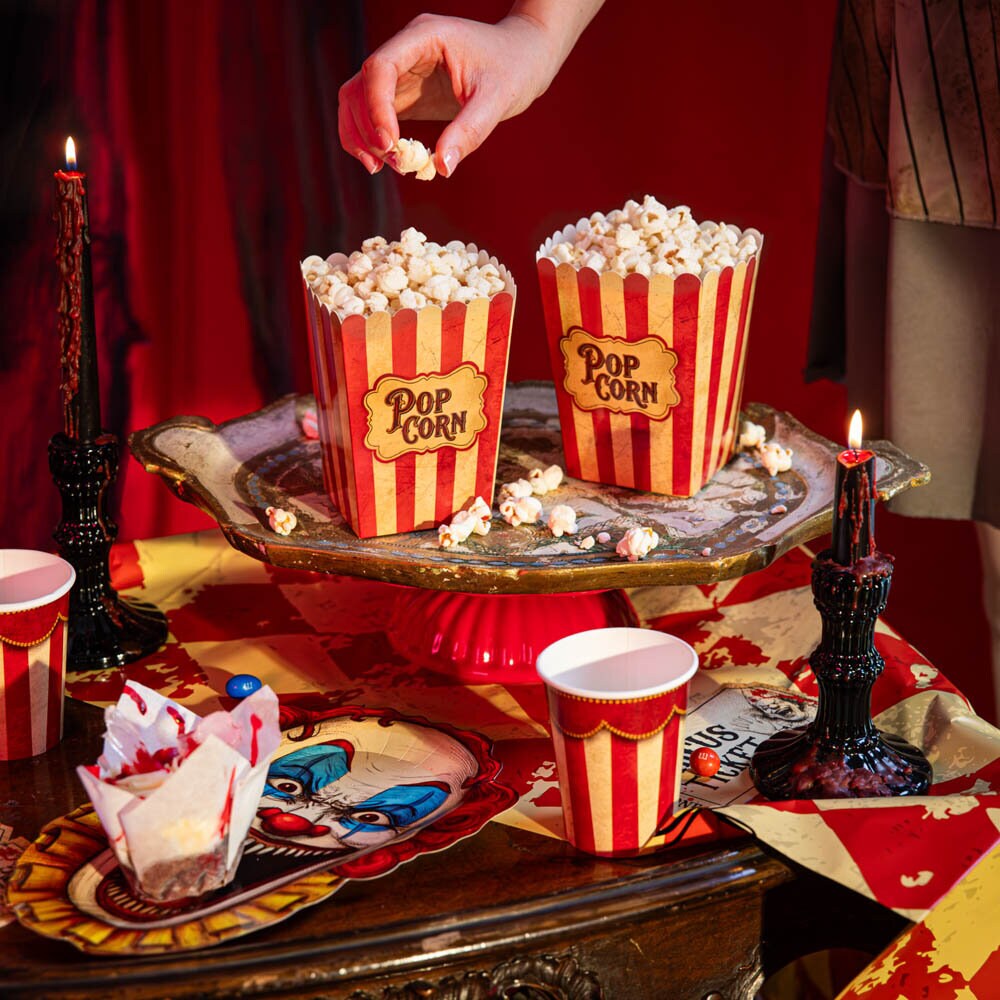 Halloween Freak Show Popcorn bakjes 6 stuks