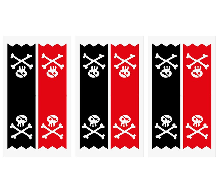 Pirates Party - Uitdeelzakjes papier 6 stuks