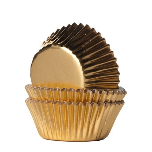 Muffinvormpjes Mini - Goud metallic 36 stuks