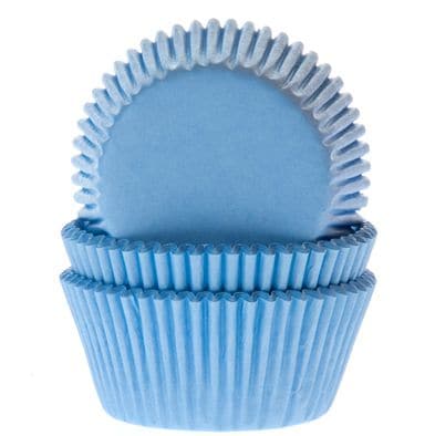 Muffinvormpjes Mini - Lichtblauw 60 stuks