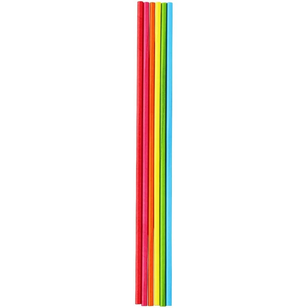 Wilton - Cakepopstokjes in regenboogkleuren 100 stuks