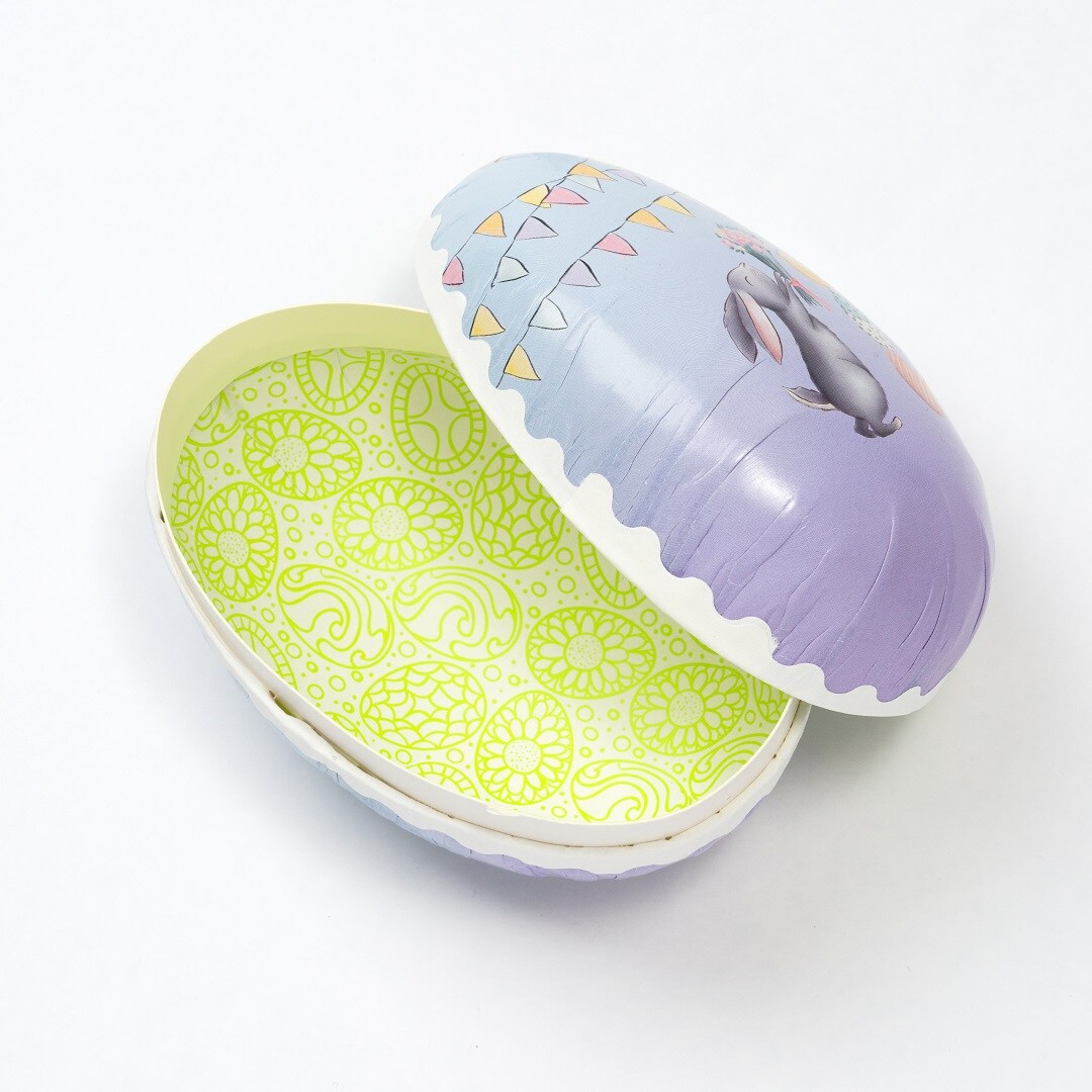 Paasei in pastelkleuren 15 cm