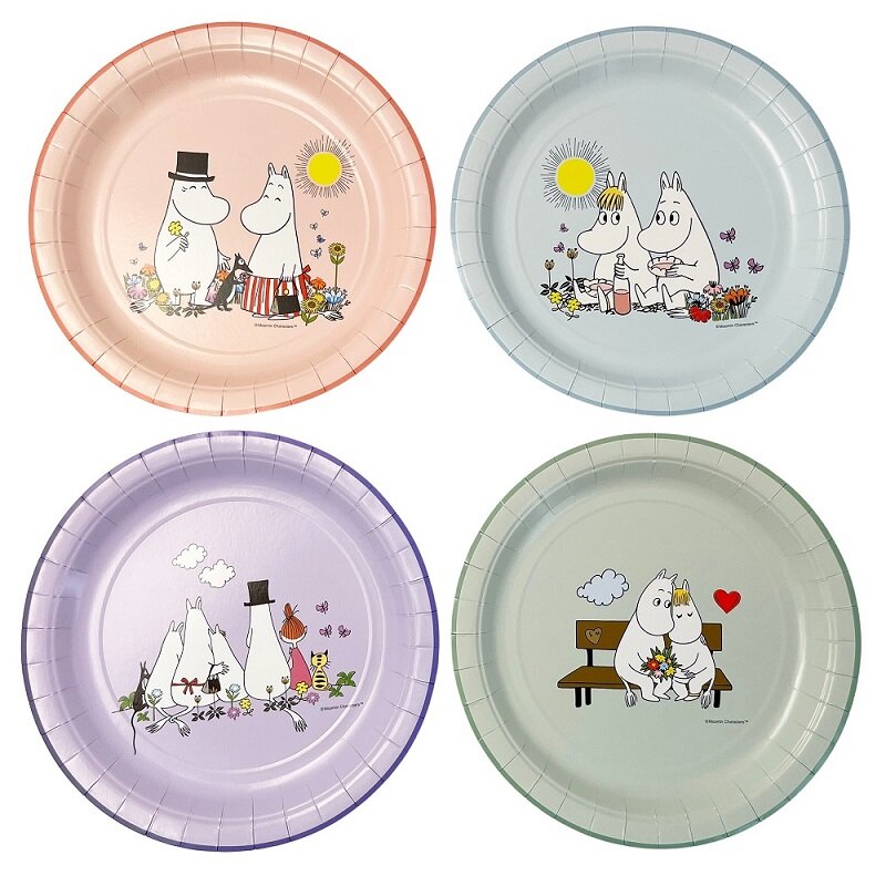 Moomin - Bordjes 8 stuks