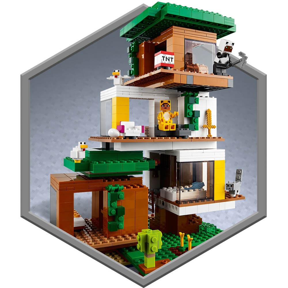 LEGO Minecraft De moderne boomhut 9+
