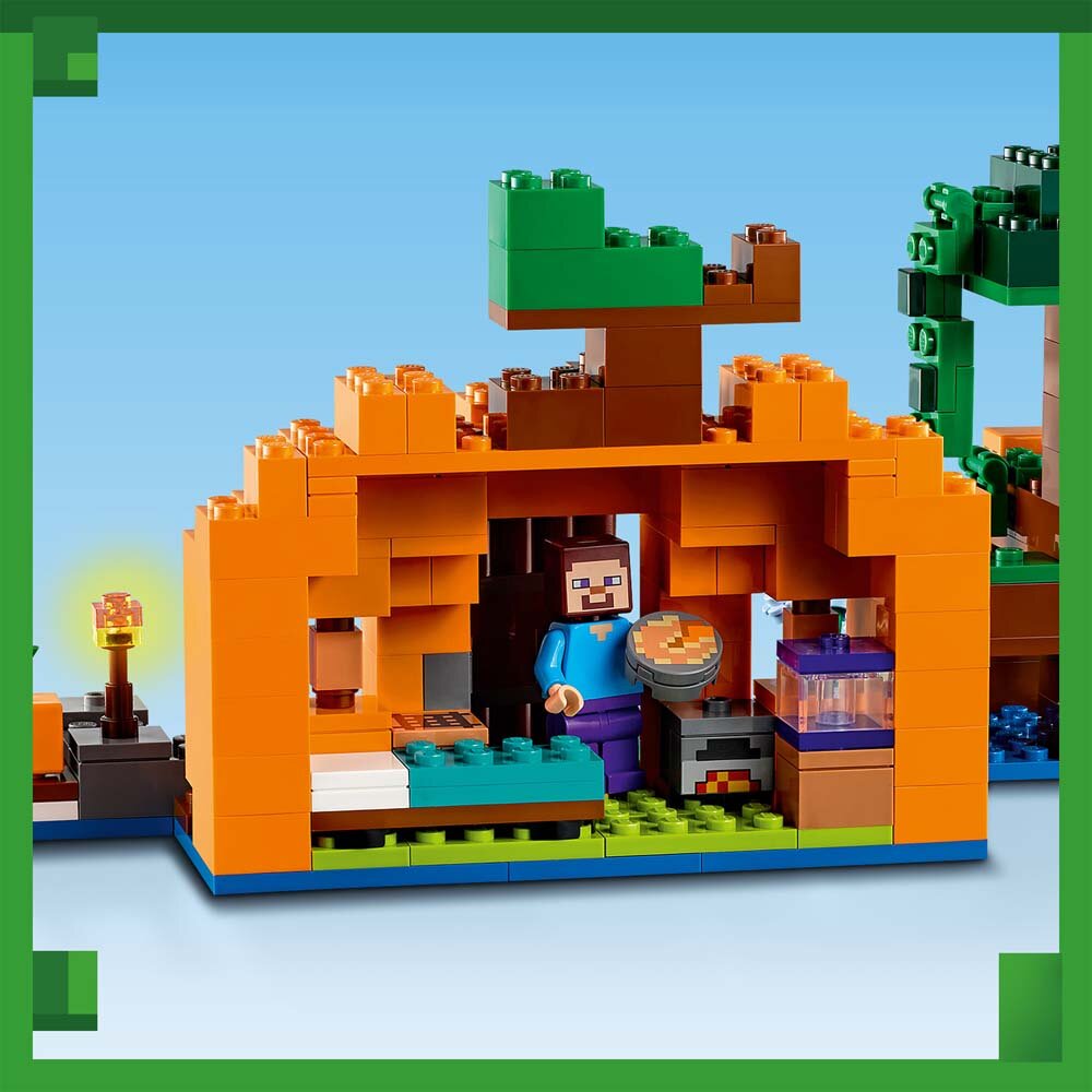 LEGO Minecraft - De pompoenboerderij 8+