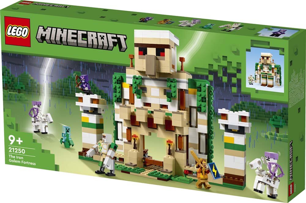 LEGO Minecraft - Het ijzergolemfort 9+