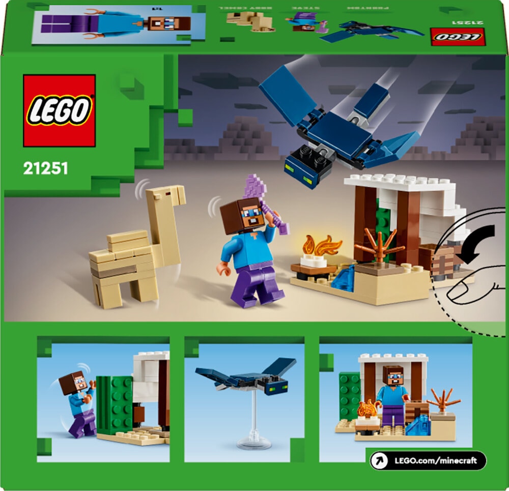 LEGO Minecraft - Steve's woestijnexpeditie 6+