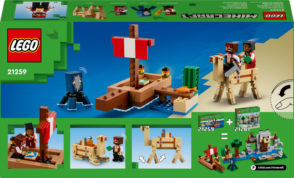 LEGO Minecraft - De piratenschipreis 8+