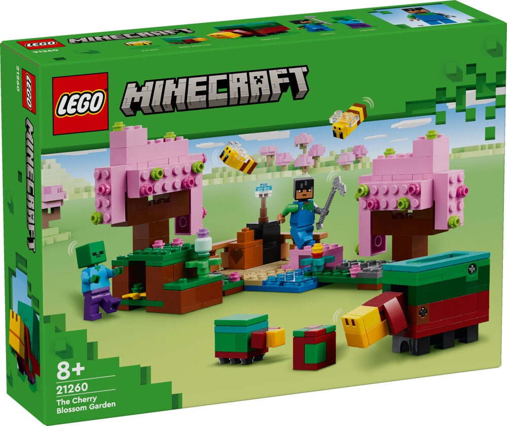 LEGO Minecraft - De kersenbloesemtuin 8+