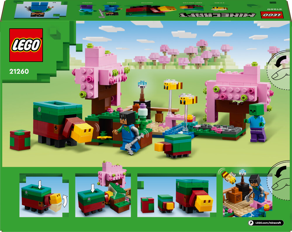 LEGO Minecraft - De kersenbloesemtuin 8+